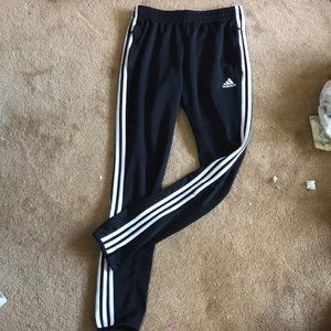 Adidas striped jogger/sweatpants